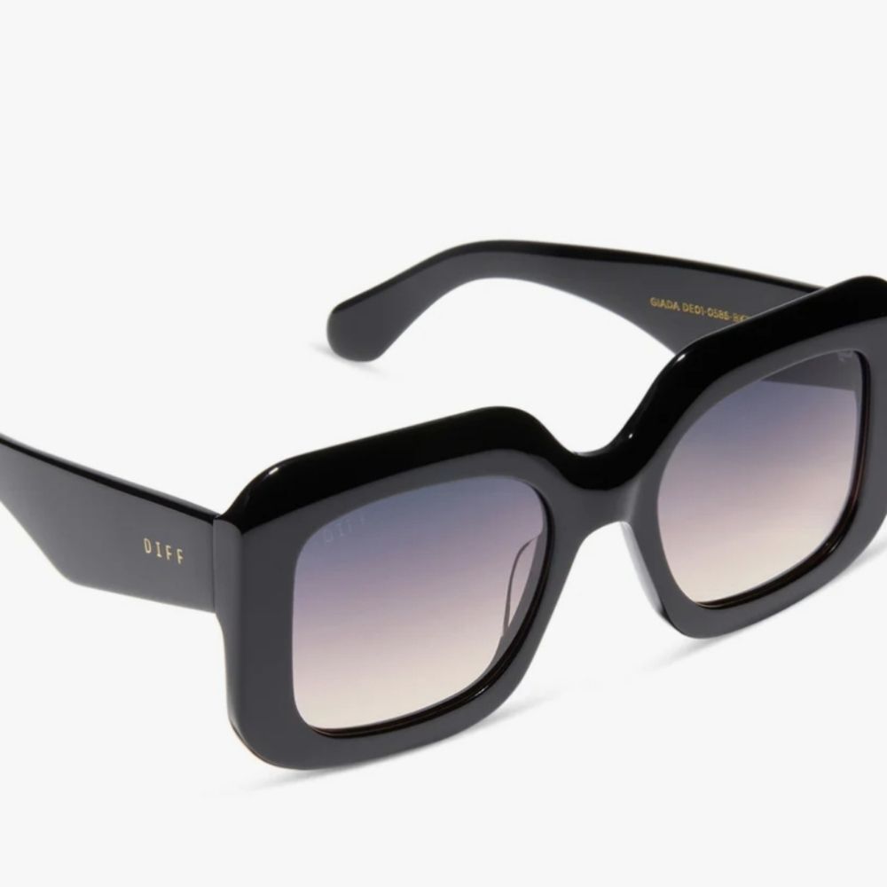 DIFF Eyewear Giada Black Twilight Gradient Sunglasses